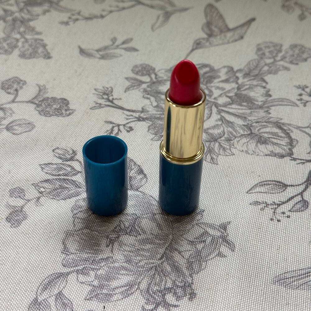 Vintage New 80s AVON Color Rich Lipstick Forever Rose .13oz Red